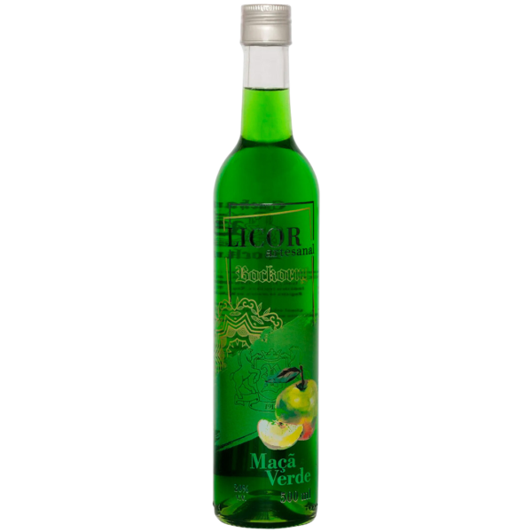 licor fino de maçã verde