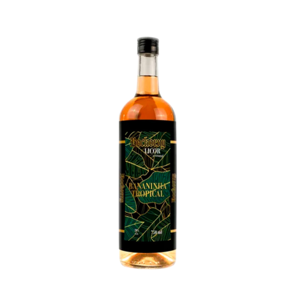 licor fino de bananinha tropical